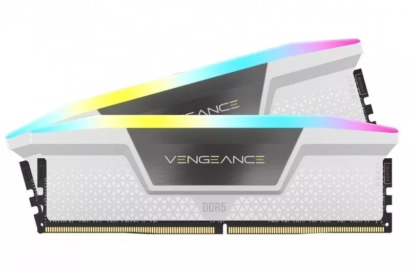 Corsair Vengeance RGB White DDR5 5200MHz 64GB 2x32GB CL40