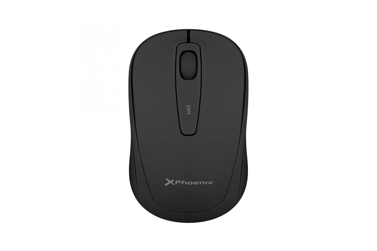 Phoenix M250 Ratón Inalámbrico 1600 DPI Negro