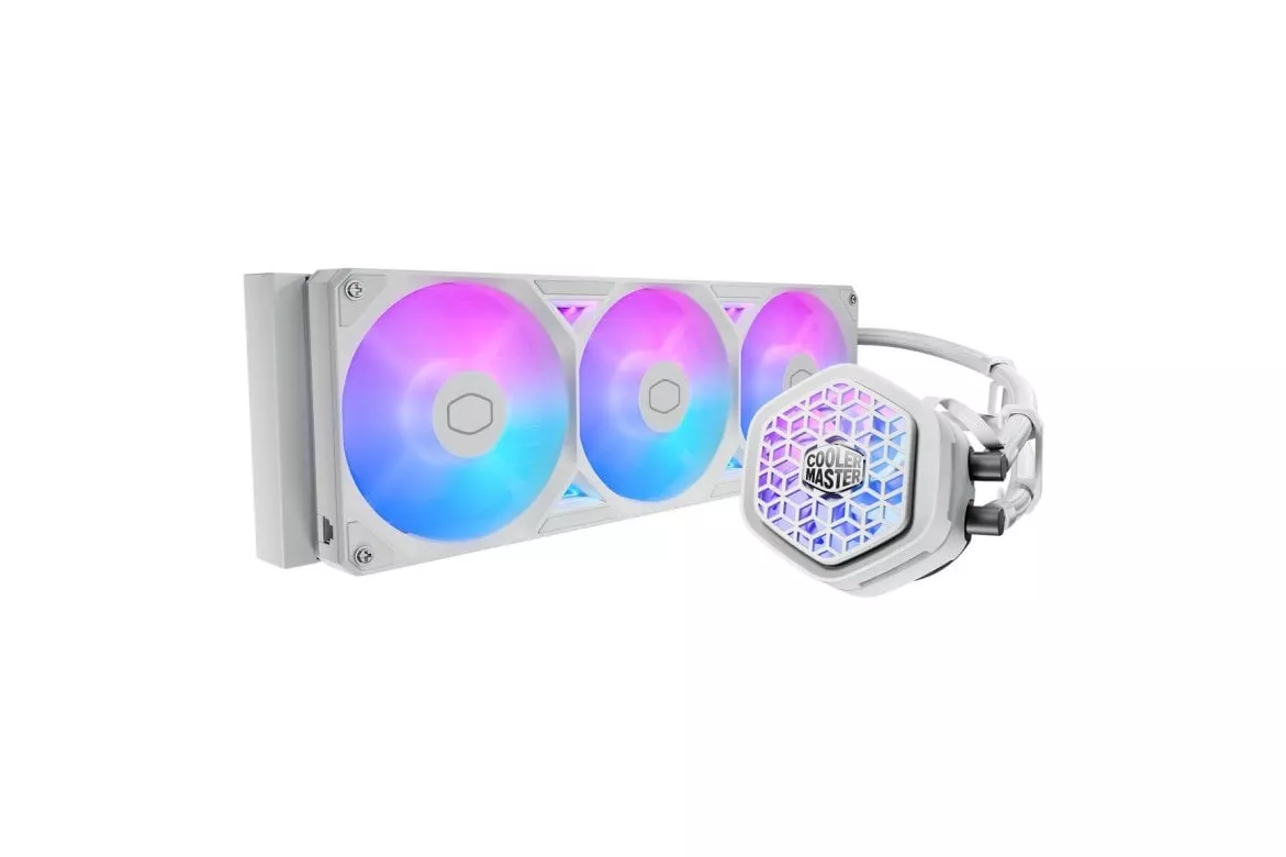 Refrigeración Líquida Cooler Master MasterLiquid Atmos II 360mm 3 Ventiladores ARGB Blanco