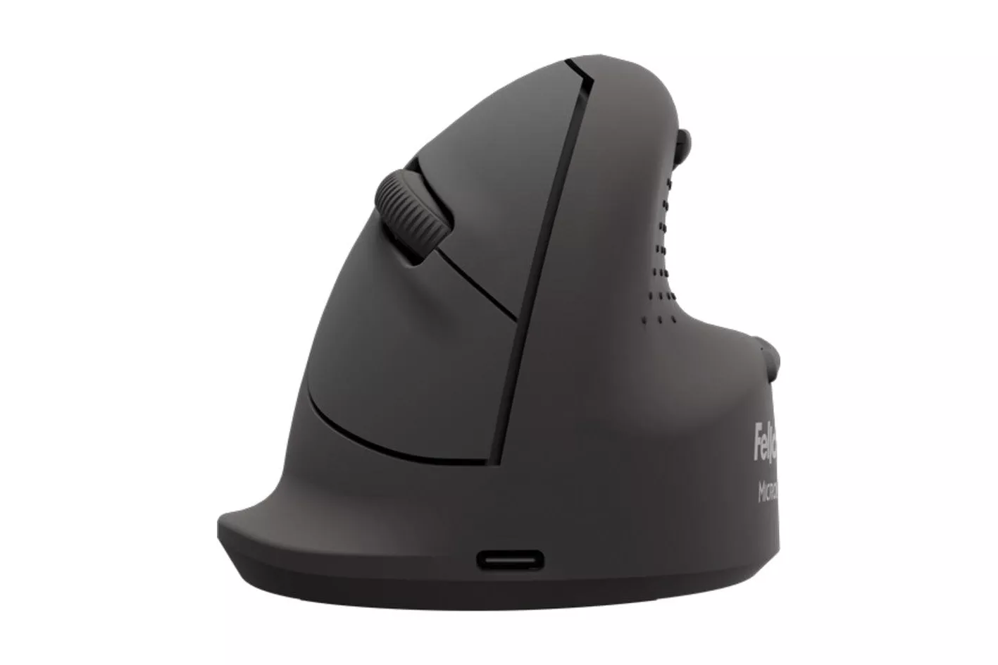 Ratón Fellowes 100143583 Bluetooth USB-C 2400 DPI Negro Vertical Silencioso