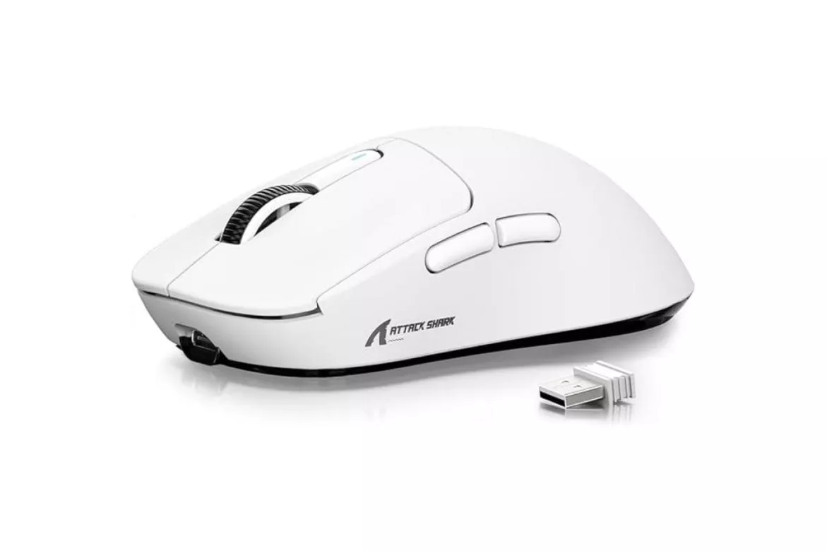 Ratón gaming X3 ultraligero 49 g sensor PixArt 3395 26000 DPI 200 h batería