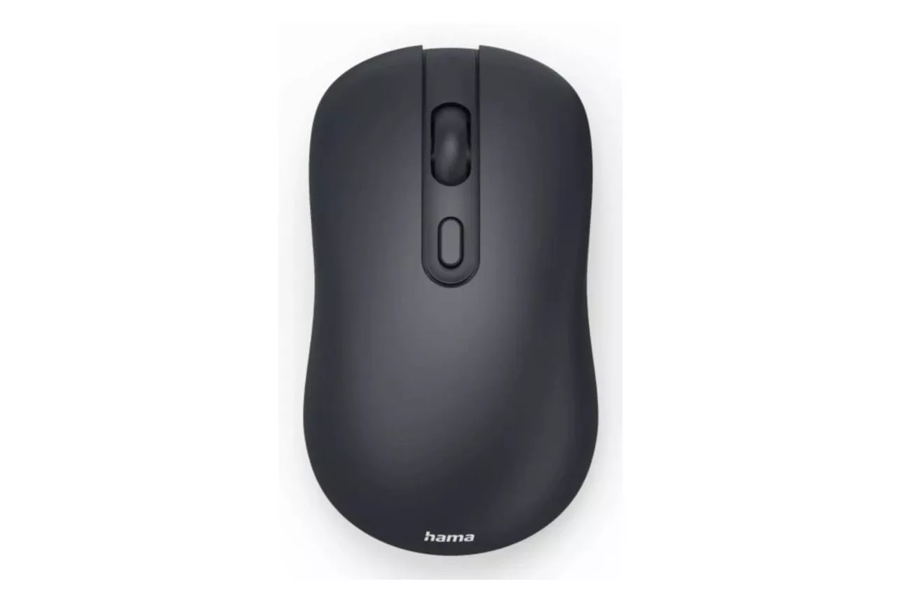 Ratón Hama WM-200 Inalámbrico RF 1600 DPI Negro Ambidiestro Silencioso
