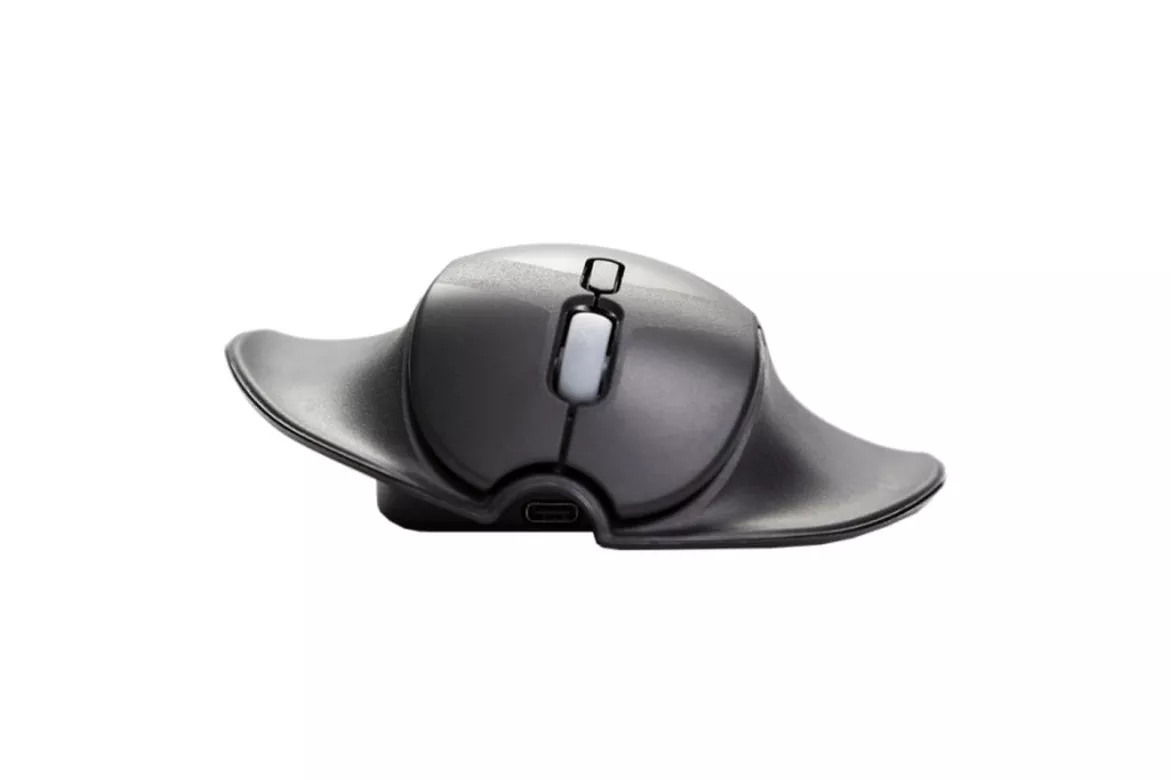 Ratón Hippus HandshoeMouse Shift Bluetooth 1000 DPI Negro Ergonómico Recargable