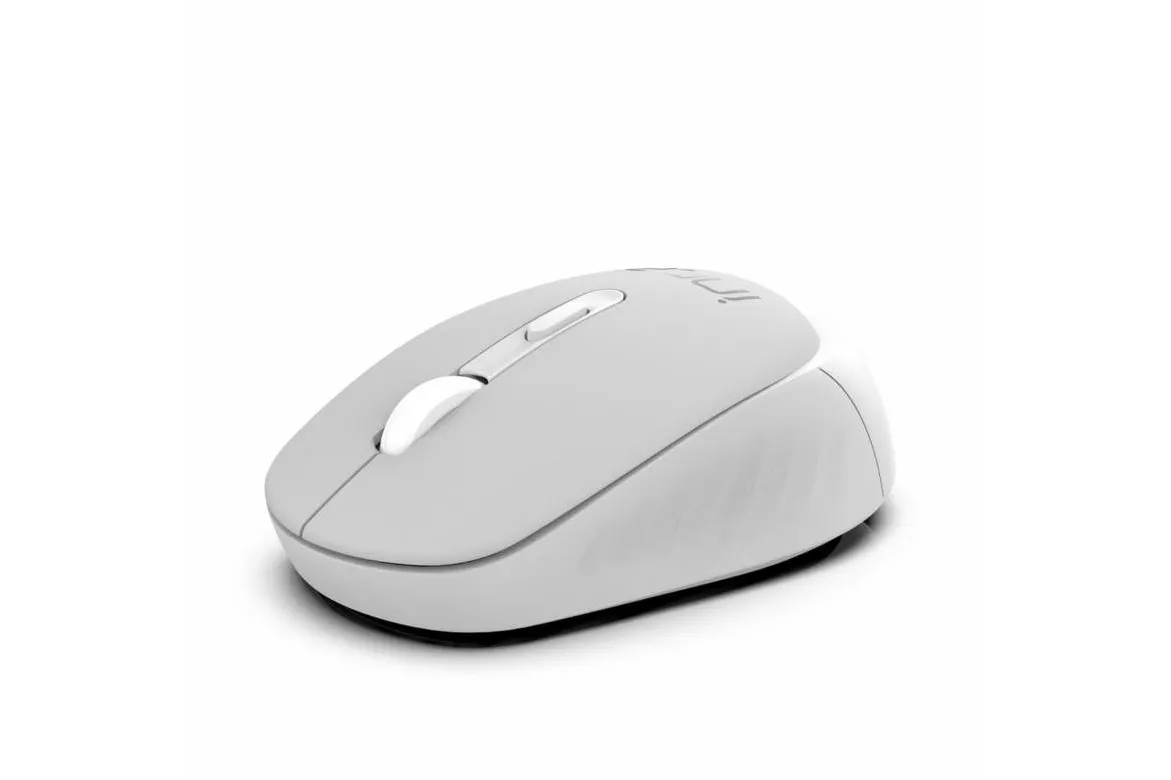 Ratón INCA IWM-243RG Inalámbrico 1600 DPI Gris Ambidiestro Ergonomía