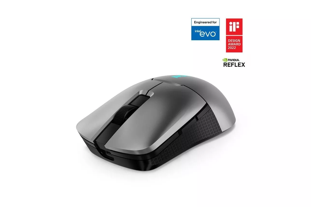 Ratón Lenovo Legion M600s Inalámbrico RF Bluetooth USB 19000 DPI Gris 6 Botones