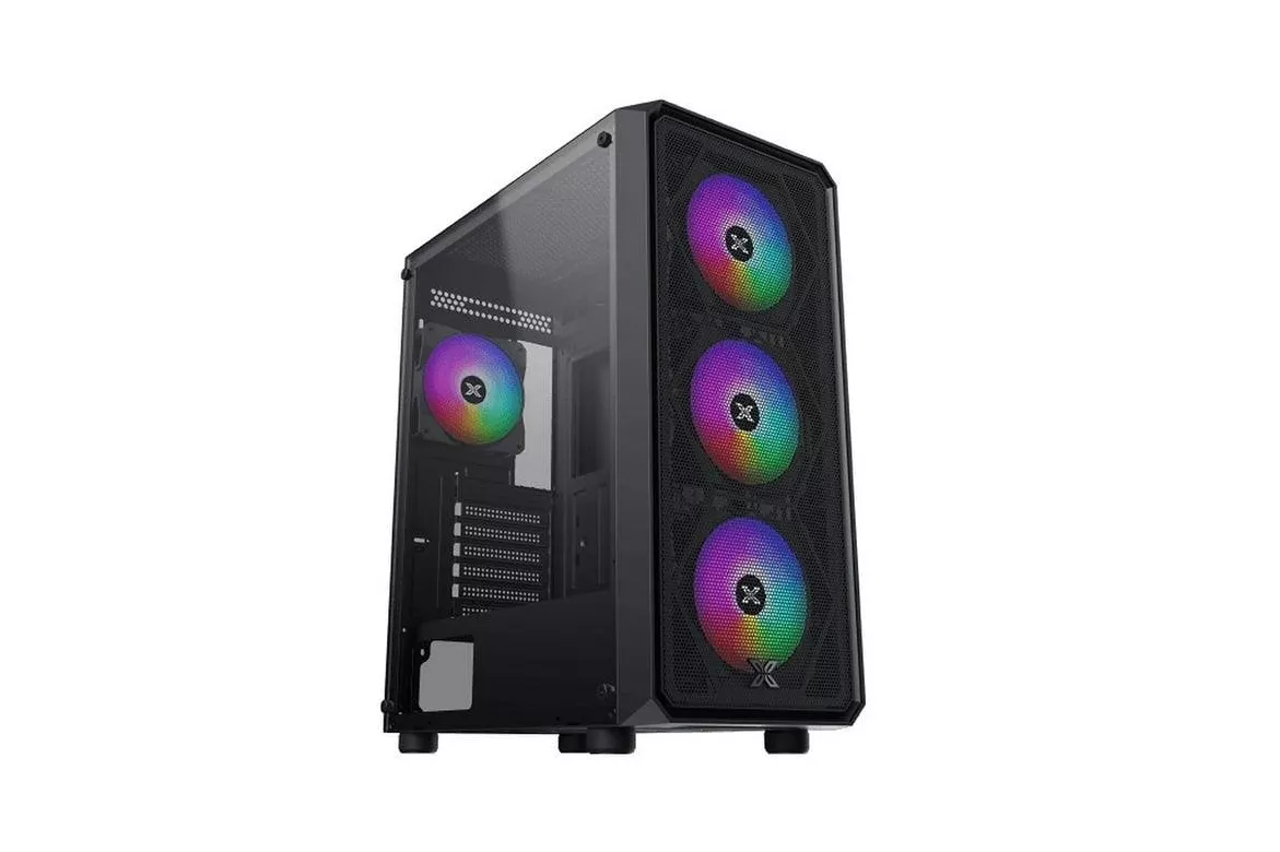 Caja PC Xigmatek Duo X EN45134 Vidrio Templado RGB ATX Media Torre