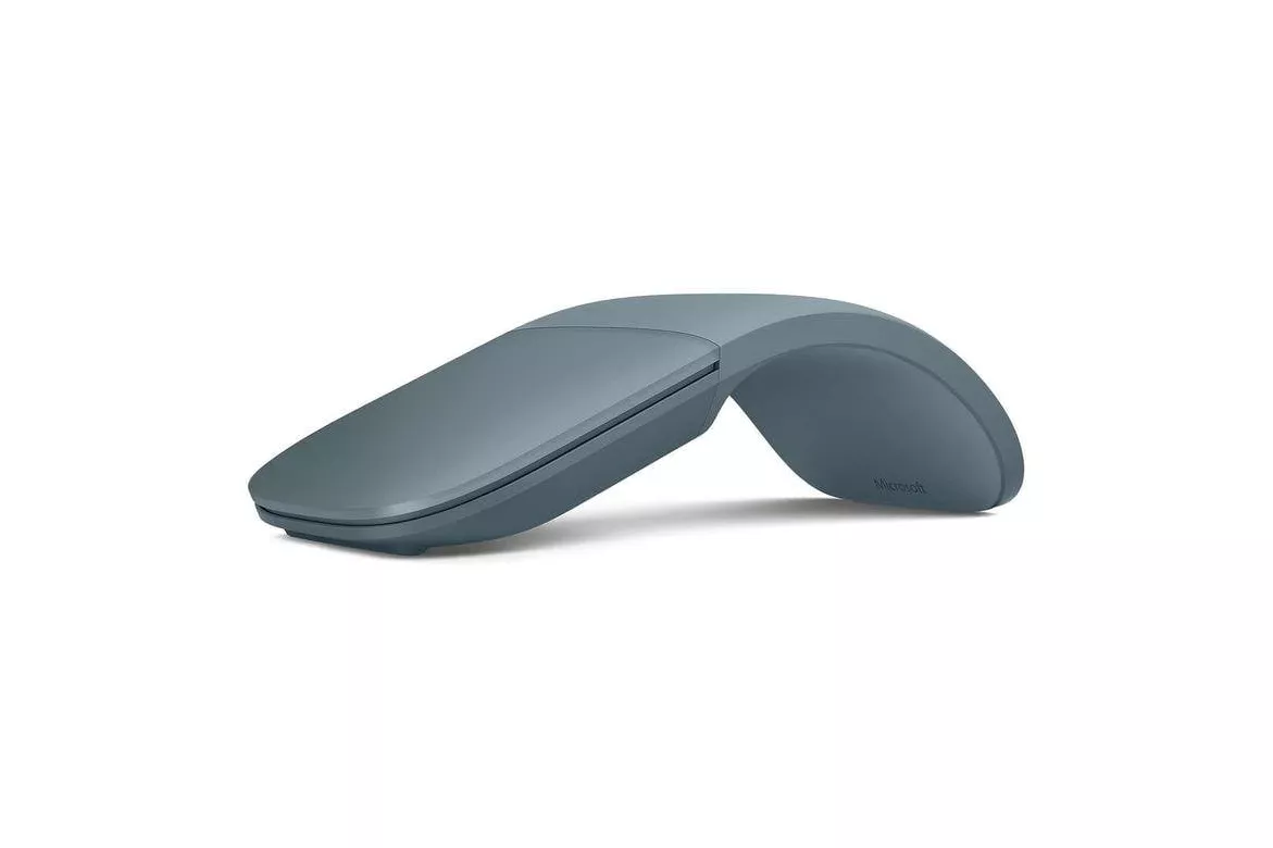 Ratón Microsoft Surface Arc Mouse Bluetooth 1800DPI Azul Ultrafino Portátil