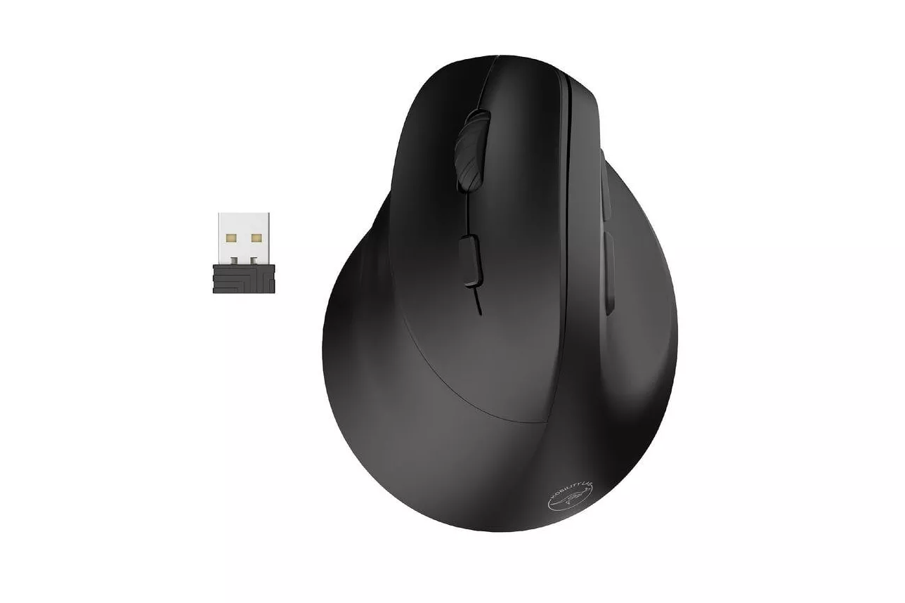 Ratón Mobility Lab Ergo M30W inalámbrico 2400 DPI blanco vertical ergonómico zurdo