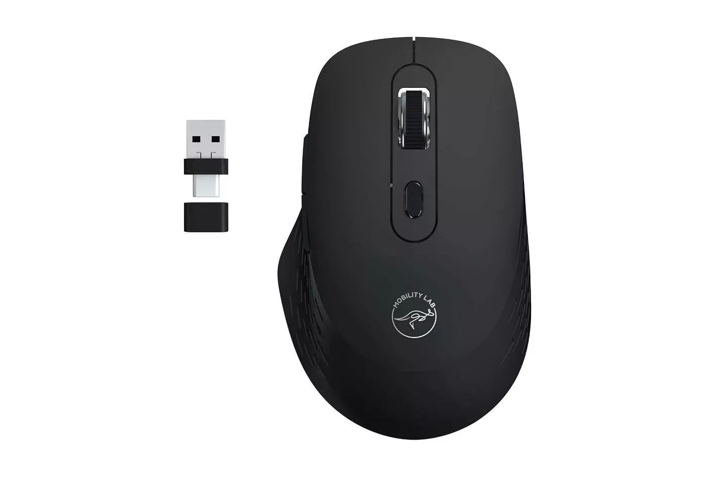 Ratón Mobility Lab Omega inalámbrico Bluetooth RF 1600 DPI Negro 5 botones