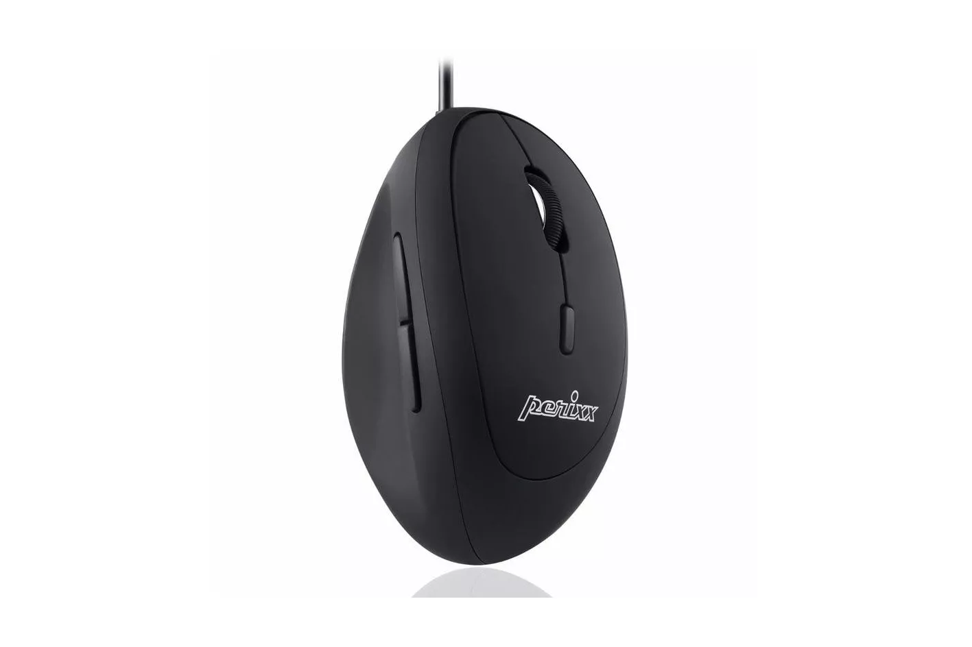 Ratón Perixx PERIMICE-519 USB 1600 DPI Negro Ergonómico 6 Botones