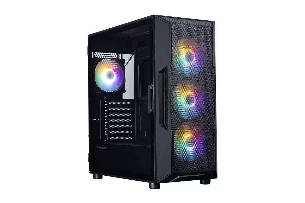 Caja ATX Zalman I3 Neo V2 Negra con ventana cristal templado y 4 ventiladores RGB