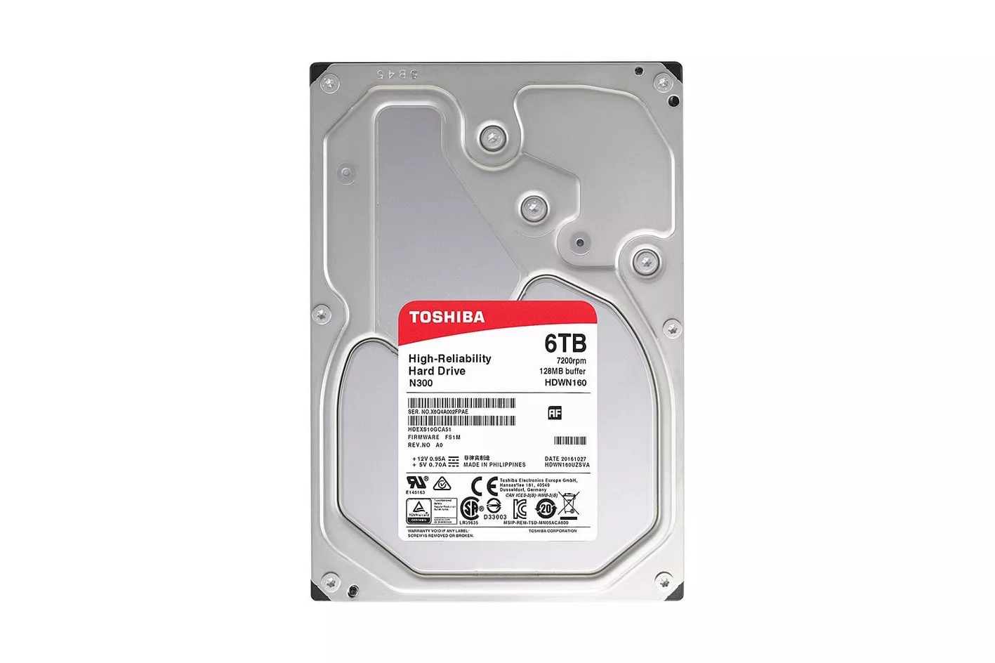 Toshiba N300 NAS 6TB 3.5