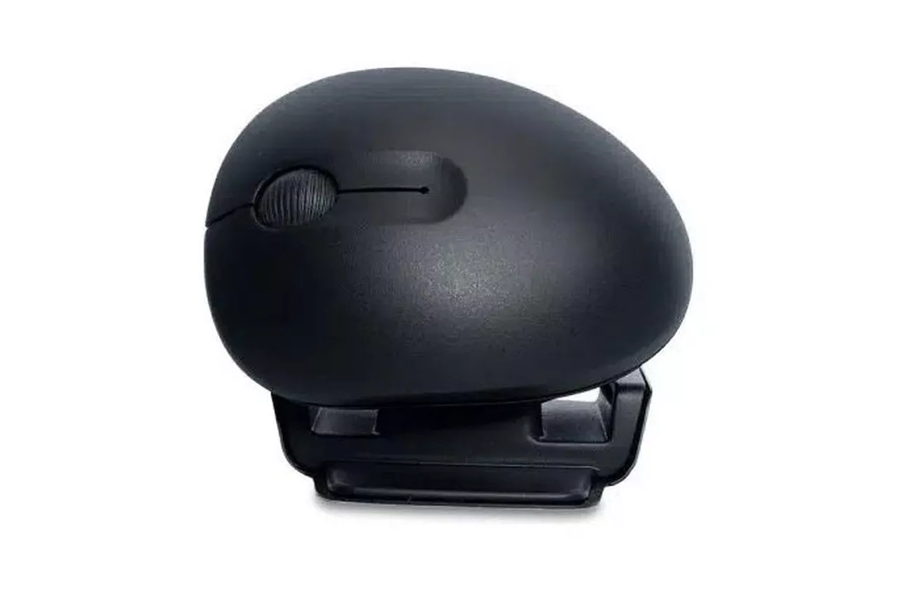 Ratón R-Go Tools Twister Bluetooth USB 2400DPI Negro Vertical Ambidiestro Plegable