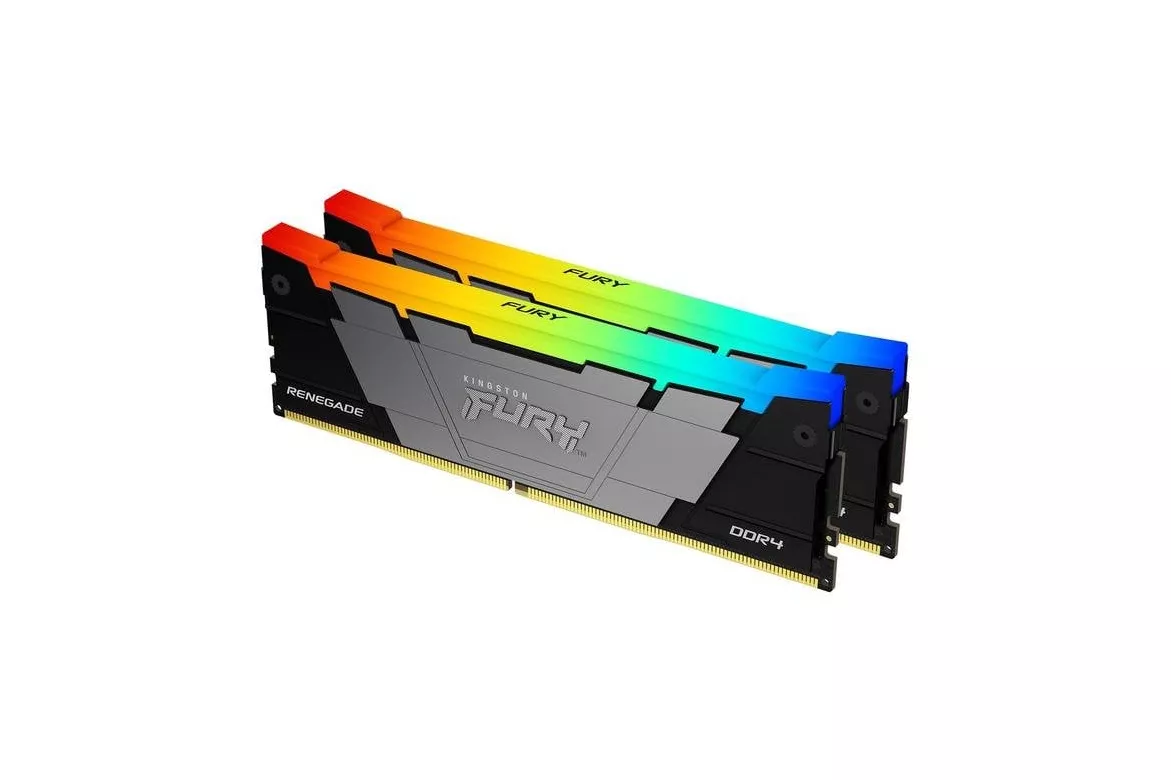 Memoria RAM Kingston FURY Renegade RGB 16GB 2x8GB DDR4 4000MHz CL19 Kit Intel XMP RGB Negro