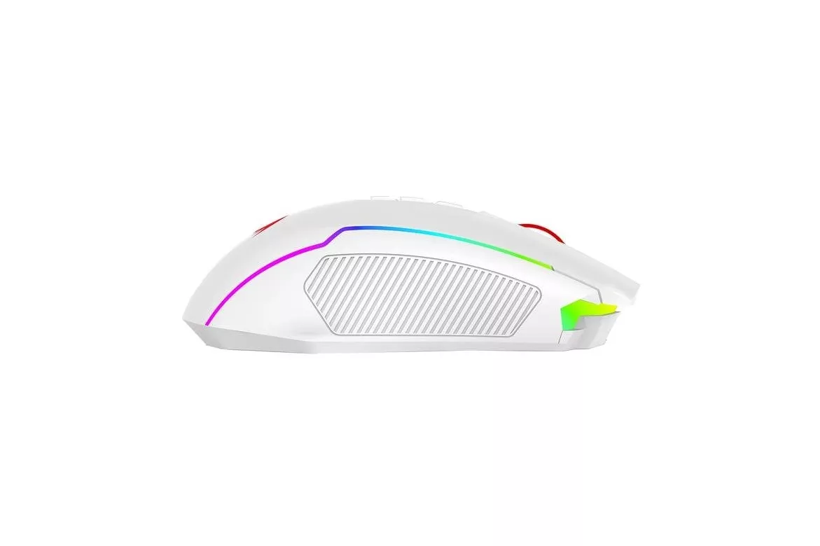 Ratón Redragon M914W-RGB NIX Inalámbrico 3 en 1 1000Hz Blanco RGB 9 Botones