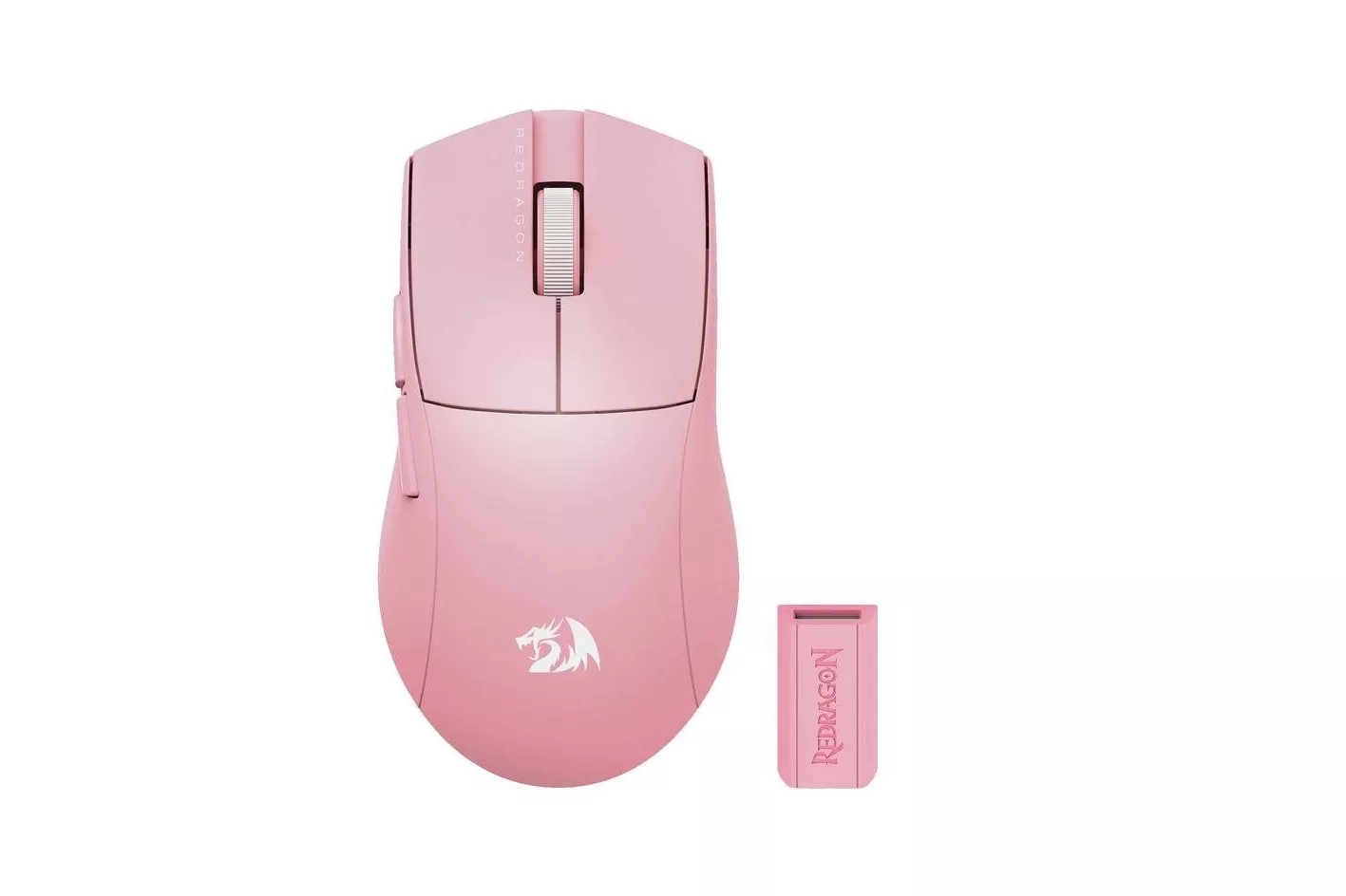 Ratón Redragon M916P-PRO-4K Inalámbrico 26000 DPI Rosa Ultraligero 5 Botones