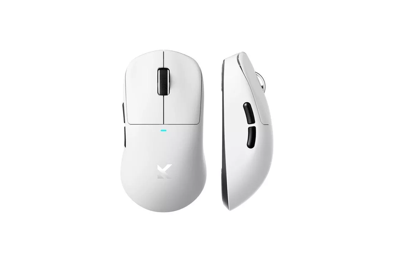 Ratón MCHOSE M7 Ultra inalámbrico USB-C 42000 DPI blanco batería 8000Hz