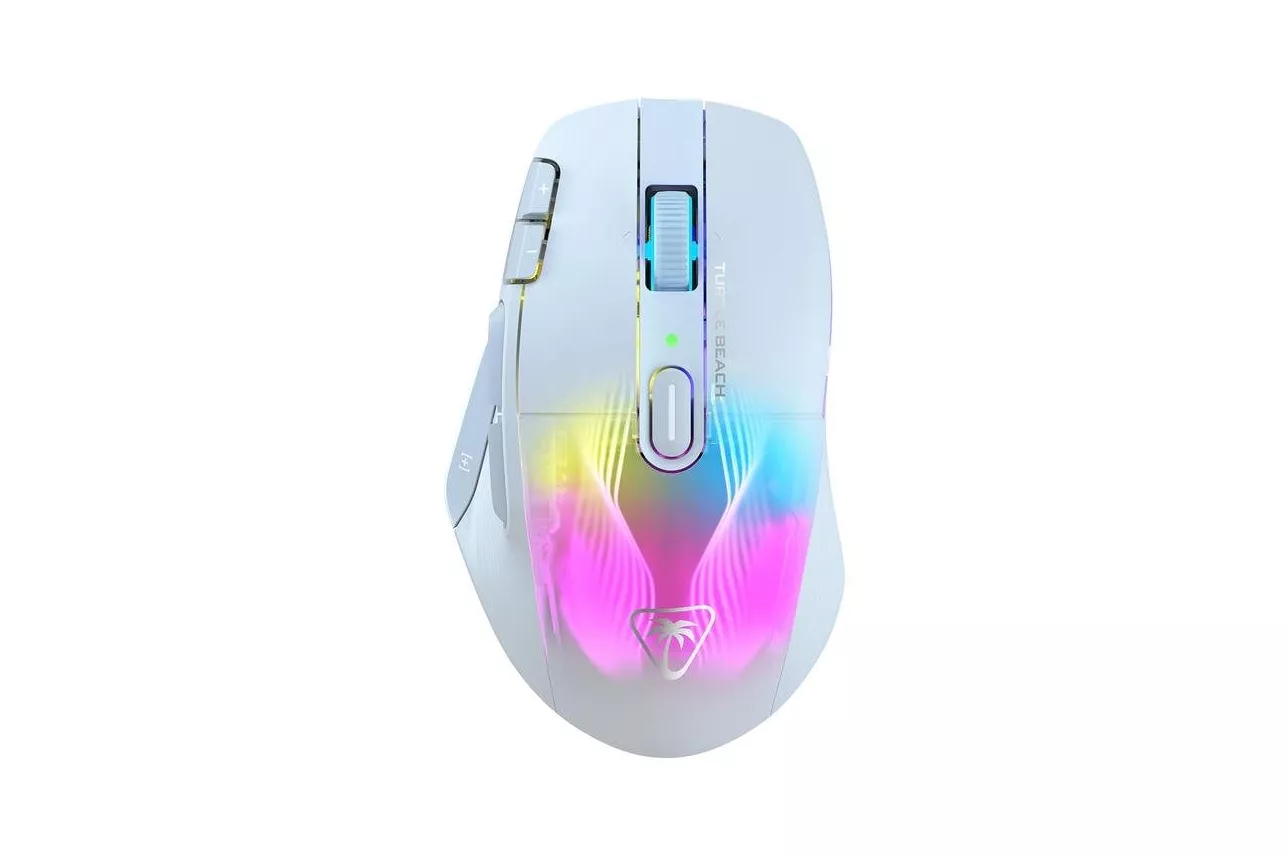 Ratón Turtle Beach Kone XP Air Inalámbrico RF Bluetooth 19000 DPI Blanco RGB Base de carga