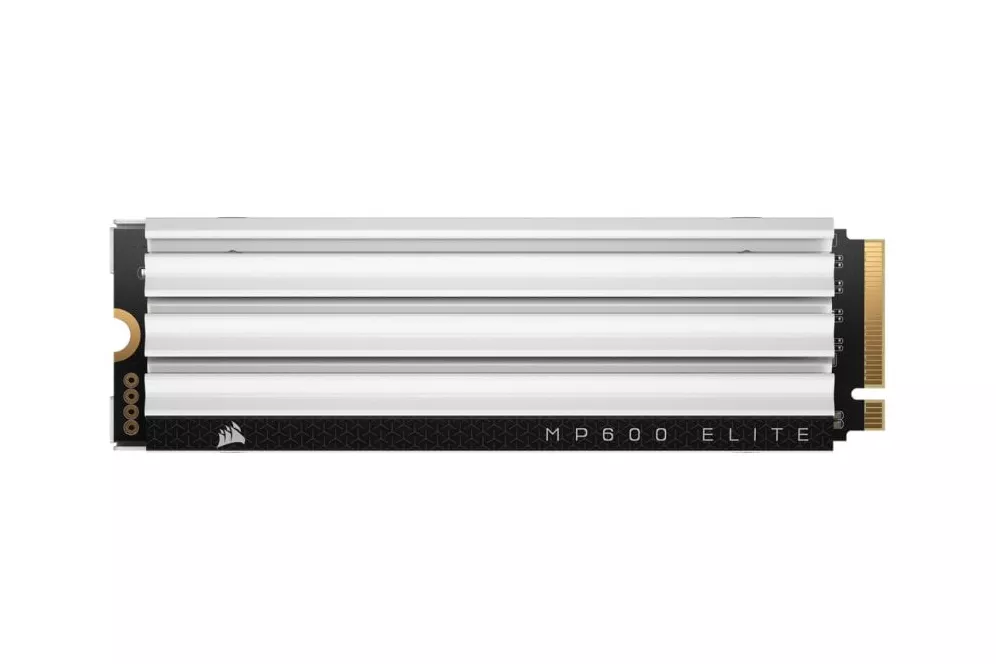 Corsair MP600 ELITE 1TB SSD PCIe Gen4 x4 NVMe M.2 para PS5 con Disipador Térmico Blanco