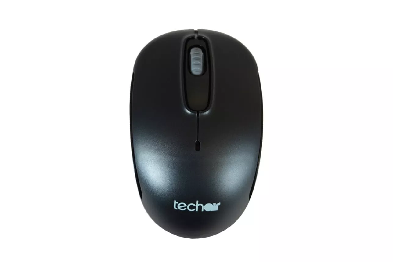 Techair TAXM410R Ratón Óptico Inalámbrico Negro
