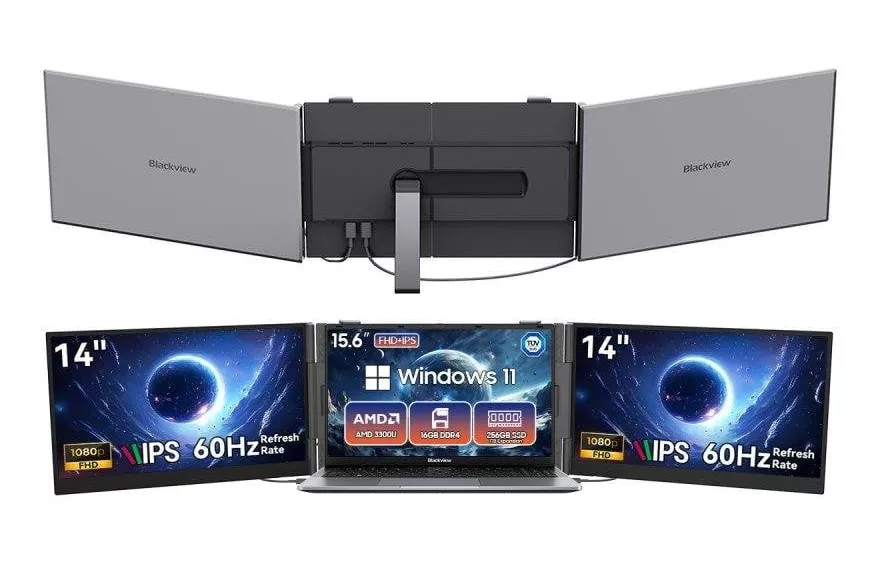 Blackview Acebook 6 AMD Ryzen5 3500U 16GB 256GB SSD Windows 11 Gráficos Integrados Bisagra 180° Pantalla FHD+