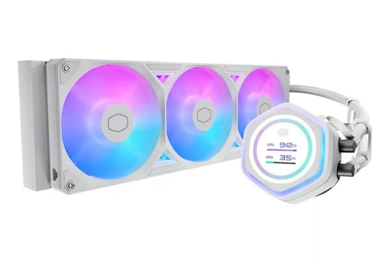 Refrigeración Líquida Cooler Master MasterLiquid Atmos II 360mm 3 Ventiladores Pantalla LCD ARGB