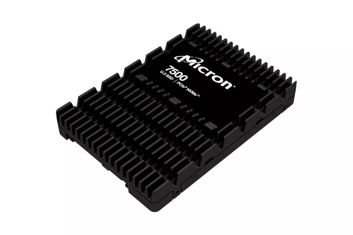 Disco Duro Micron 7500 PRO 1,92TB SSD U.3 NVMe 6800MB/s Cifrado Hardware