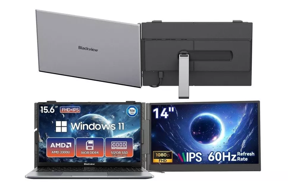 Blackview Acebook 6 AMD Ryzen5 3500U 16GB 512GB SSD Gráficos Integrados Windows 11 Bisagra 180°