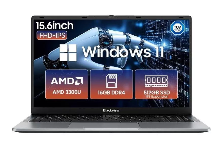 Blackview Acebook 6 AMD Ryzen5 3500U 16GB 512GB SSD Gráficos Integrados Windows 11 Home Bisagra 180°