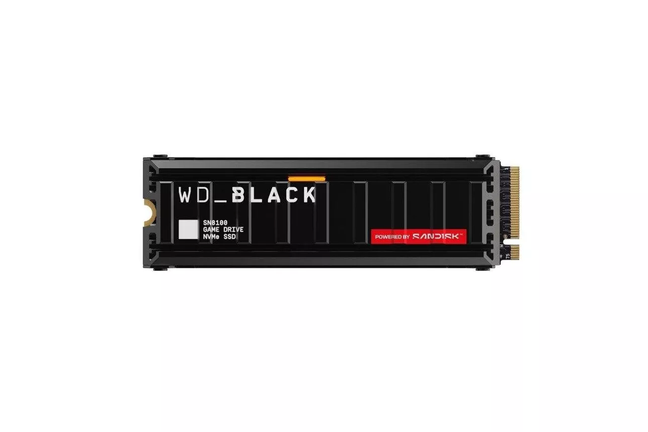 Disco Duro WD Black SN8100 1TB SSD M.2 PCIe 5.0 14900 MB/s Cifrado