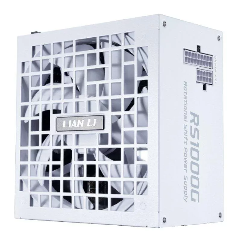 Fuente de Alimentación Lian-Li RS1000G 1000W Certificación 80 PLUS Gold modular blanca