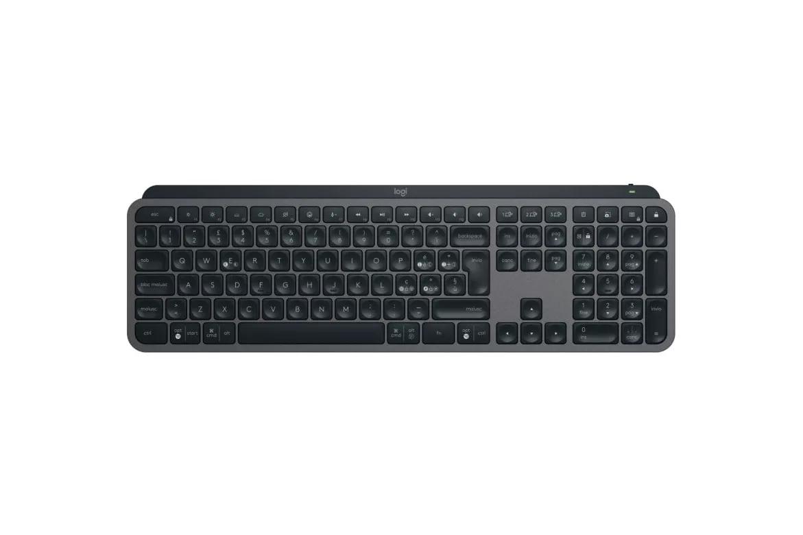 Logitech MX Keys S Teclado Inalámbrico Bluetooth de Perfil Bajo Grafito Layout Italiano