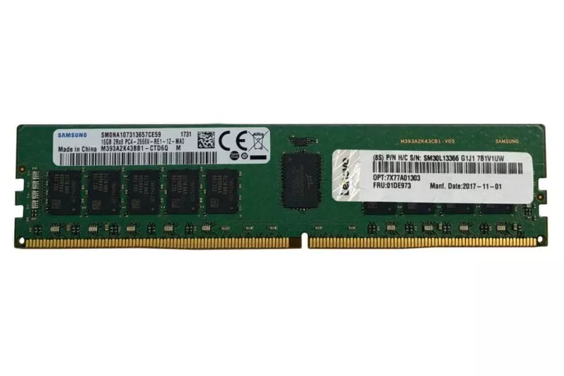 Memoria RAM Lenovo 4X77A81441 64GB 1x64GB DDR5 4800MHz ECC RDIMM para servidor