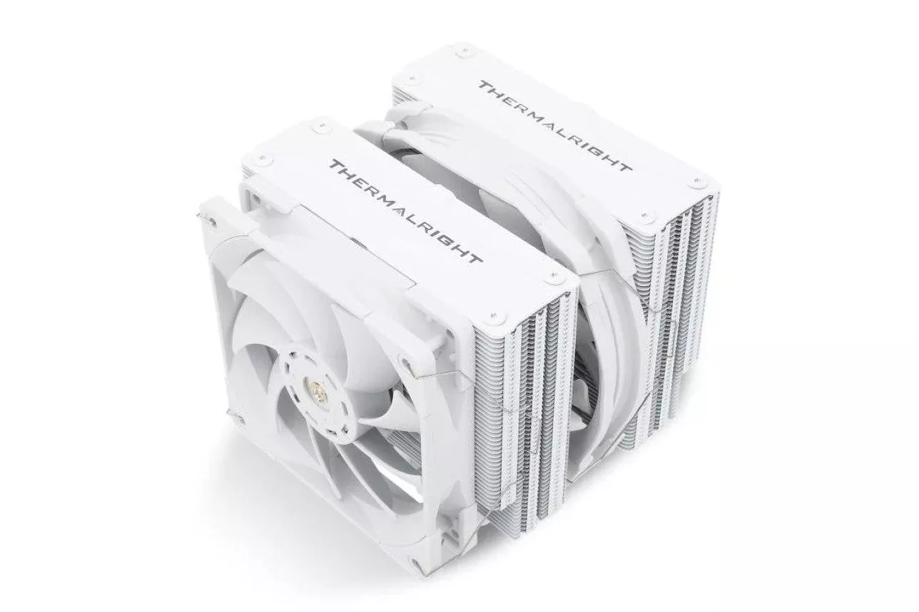 Ventilador CPU Refrigeración Aire Thermalright Socket AM4/AM5/LGA1700 140mm Frost Commander 140 Blanco Dual Ventilador