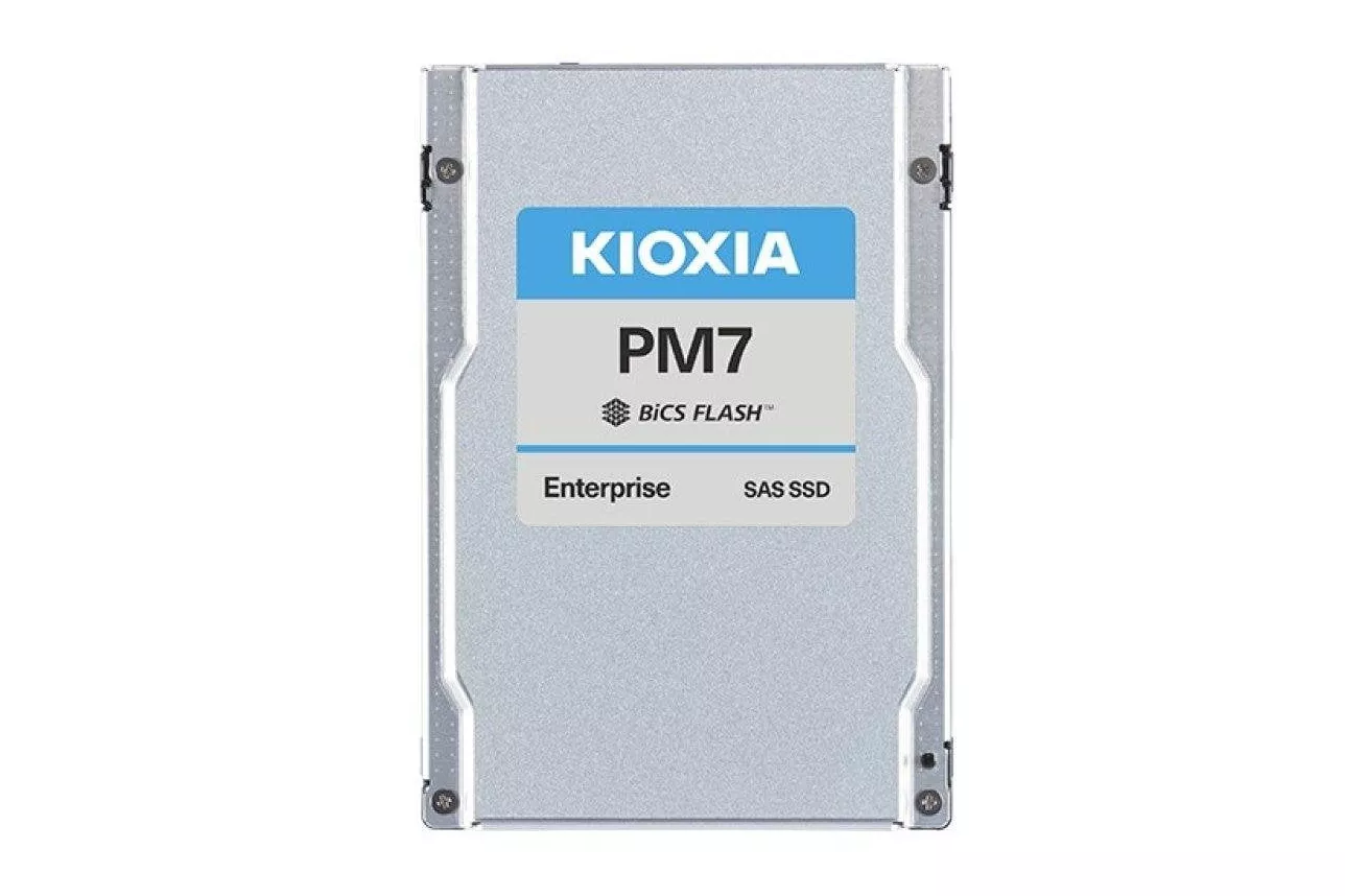 Disco Duro Kioxia PM7-V 3,2 TB SSD SAS 22,5 Gbit/s Cifrado Hardware
