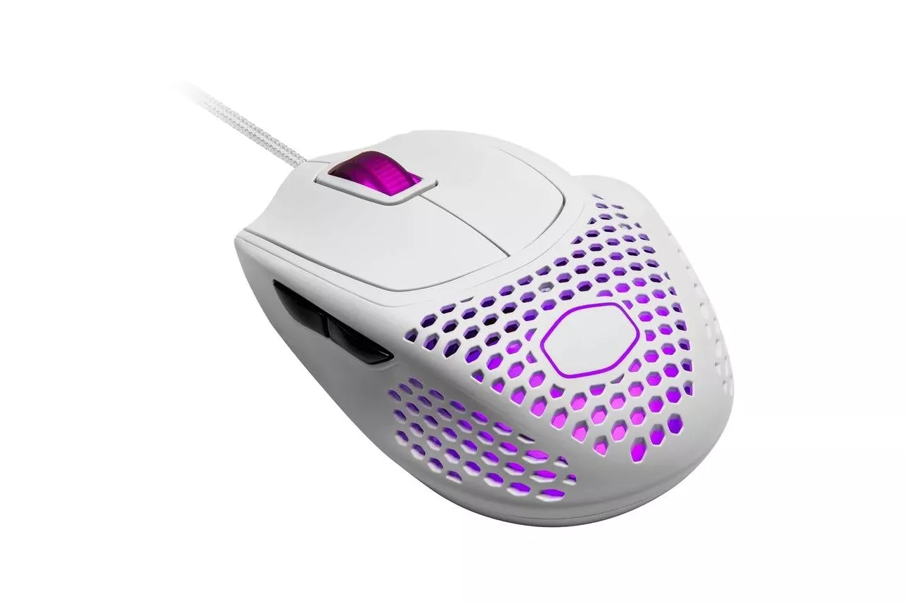 Ratón Cooler Master MM720 con cable 16000 DPI Blanco RGB ultraligero