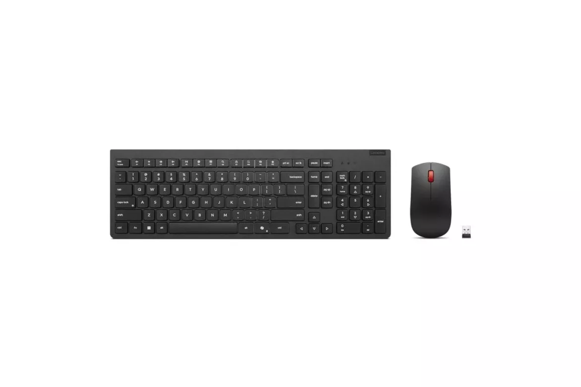 Teclado Lenovo Essential Gen 2 inalámbrico de tijera con ratón y tecla Copilot