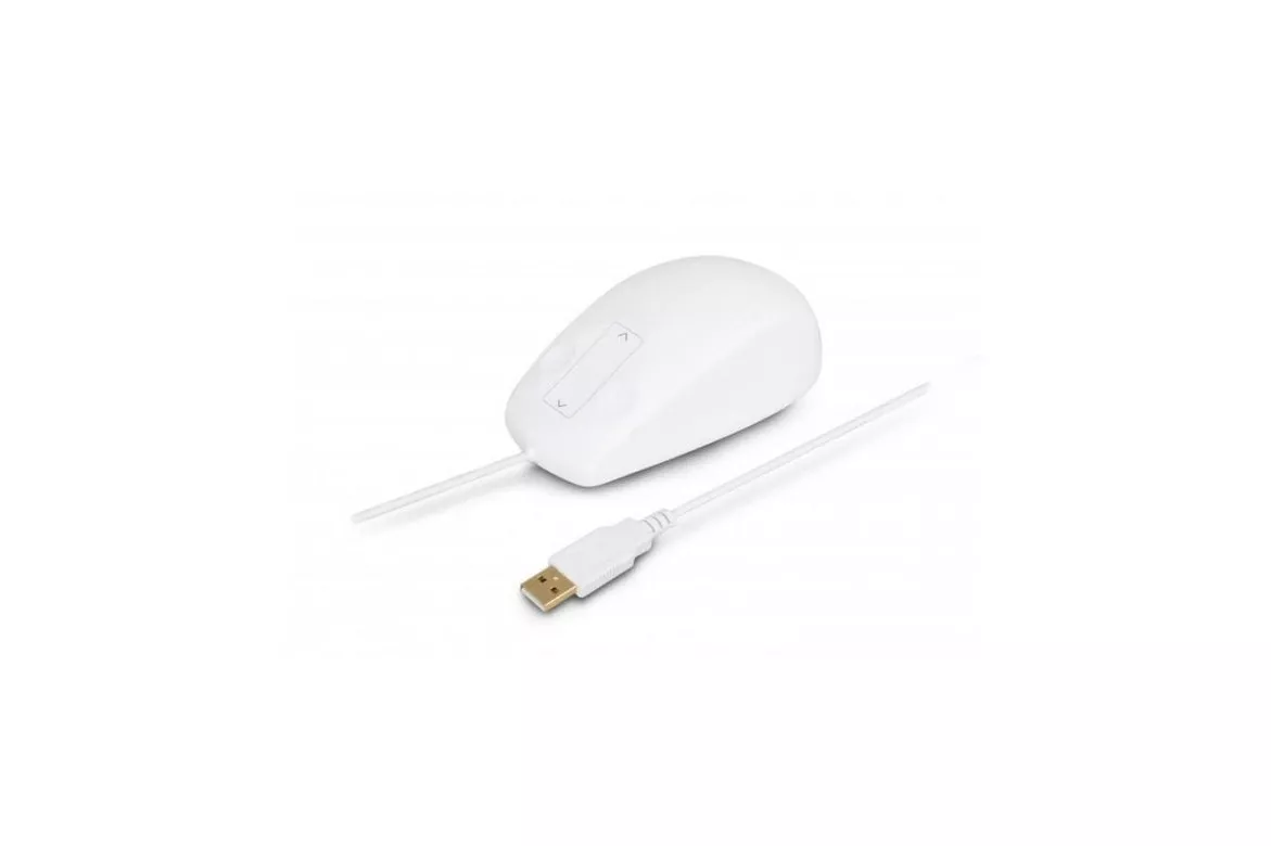 Ratón Urban Factory SANEE USB tipo A 800 DPI Blanco IP68 Medical