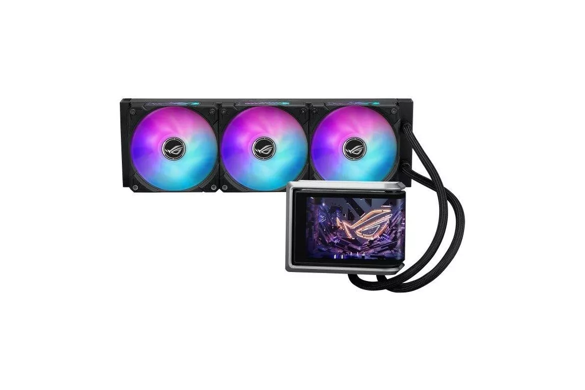 Refrigeración Líquida Asus ROG Ryuo IV 360mm 3 Ventiladores ARGB Pantalla AMOLED