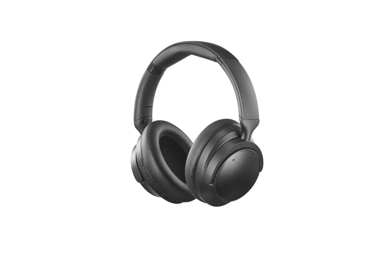 Auriculares Hama Spirit Silent inalámbricos Bluetooth con Cancelación Activa de Ruido, micrófono y USB-C, negros