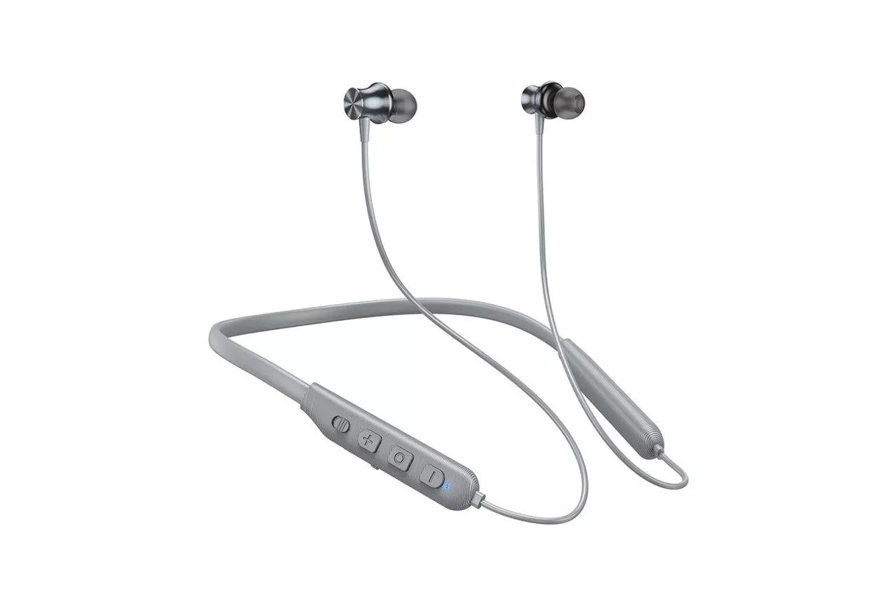 Auriculares Hoco ES64 deportivos inalámbricos Bluetooth con avisos de voz y larga autonomía gris
