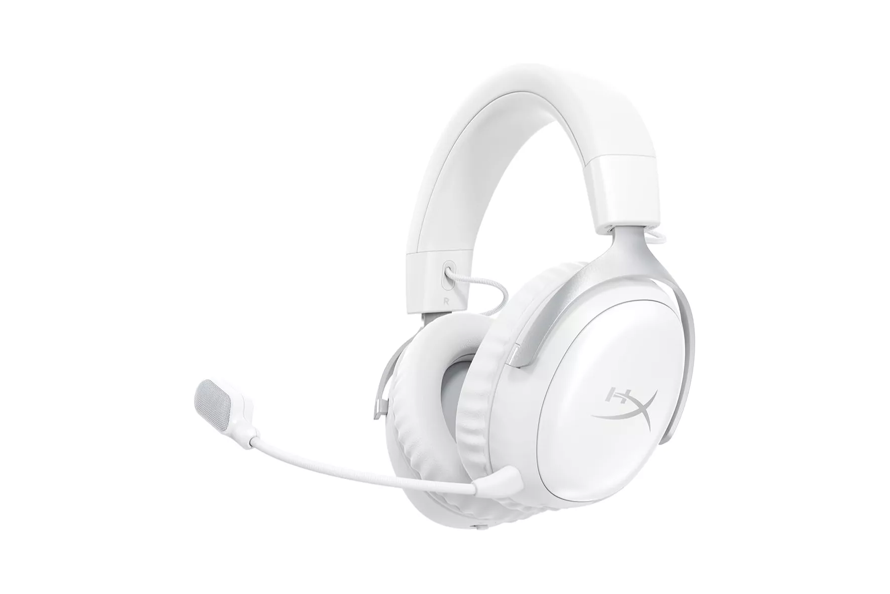 Auriculares HyperX Cloud III S inalámbricos Bluetooth para gaming con micrófono extraíble blancos