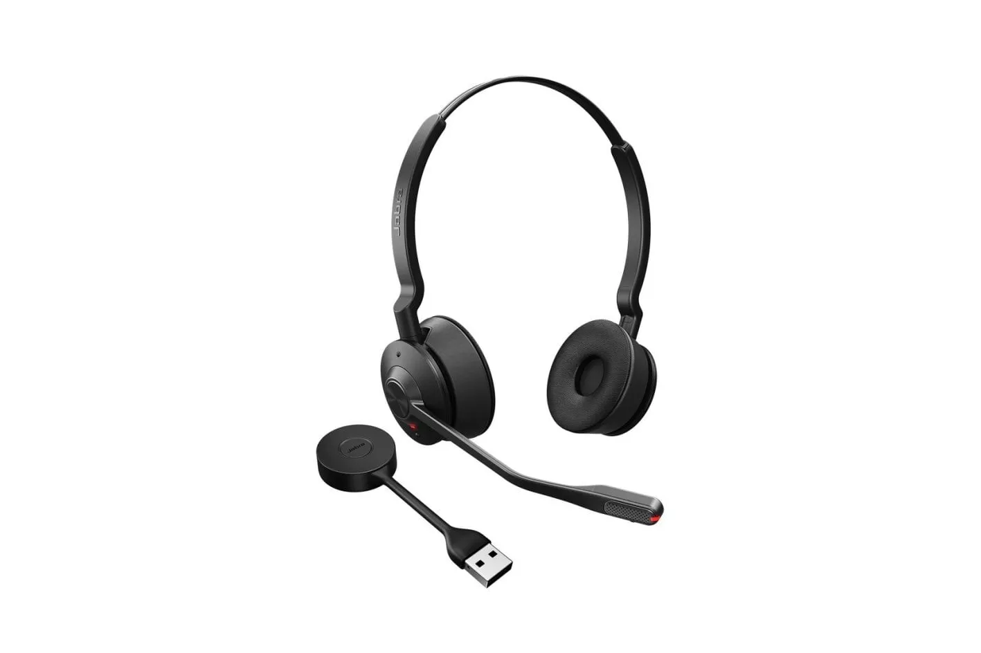 Auriculares Jabra Engage 55 SE inalámbricos DECT para oficina con cancelación de ruido negros