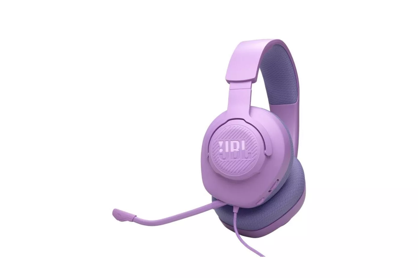 Auriculares JBL Quantum 100M2 con cable Jack Gaming Micrófono extraíble Circumaurales Violeta