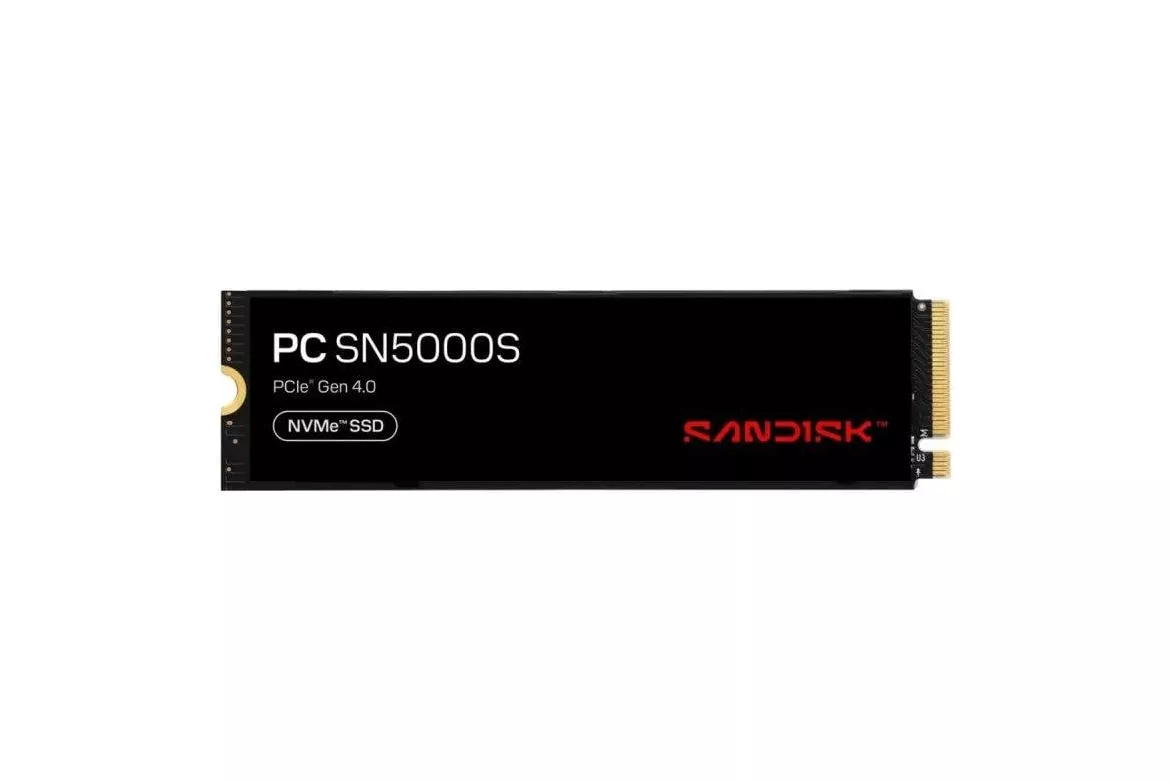 Disco Duro Sandisk SN5000S 512GB SSD M.2 PCIe Gen4 6000MB/s Cifrado