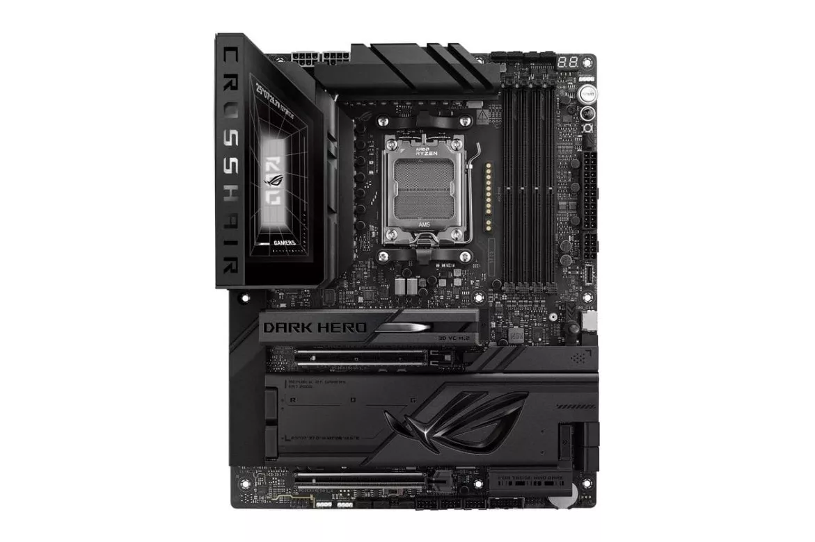 Placa Base ASUS ROG Crosshair X870E Dark Hero X870E AM5 DDR5 ATX WiFi 7 10GbE PCIe 5.0 RAID