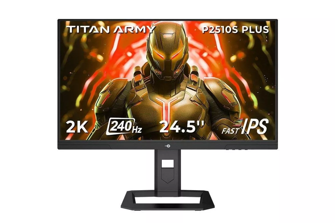 Monitor Titan Army P2510S Plus 24,5" QHD 240Hz Fast IPS HDR500 FreeSync Ergonom&iacute;a