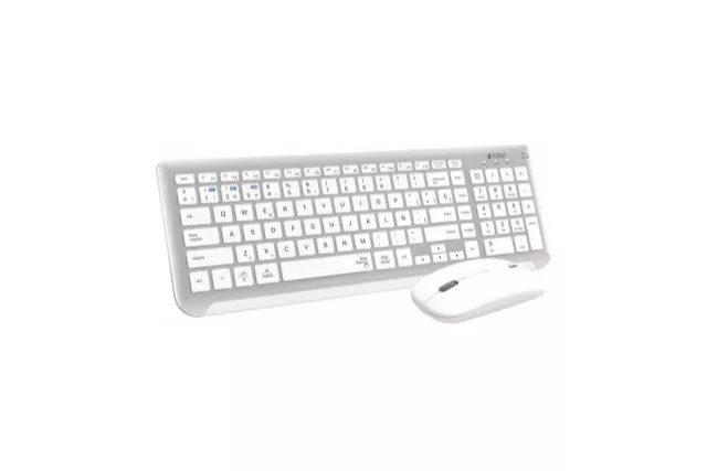 Subblim Combo Dual Prestige (Blanco plata) - Teclado + rat&oacute;n
