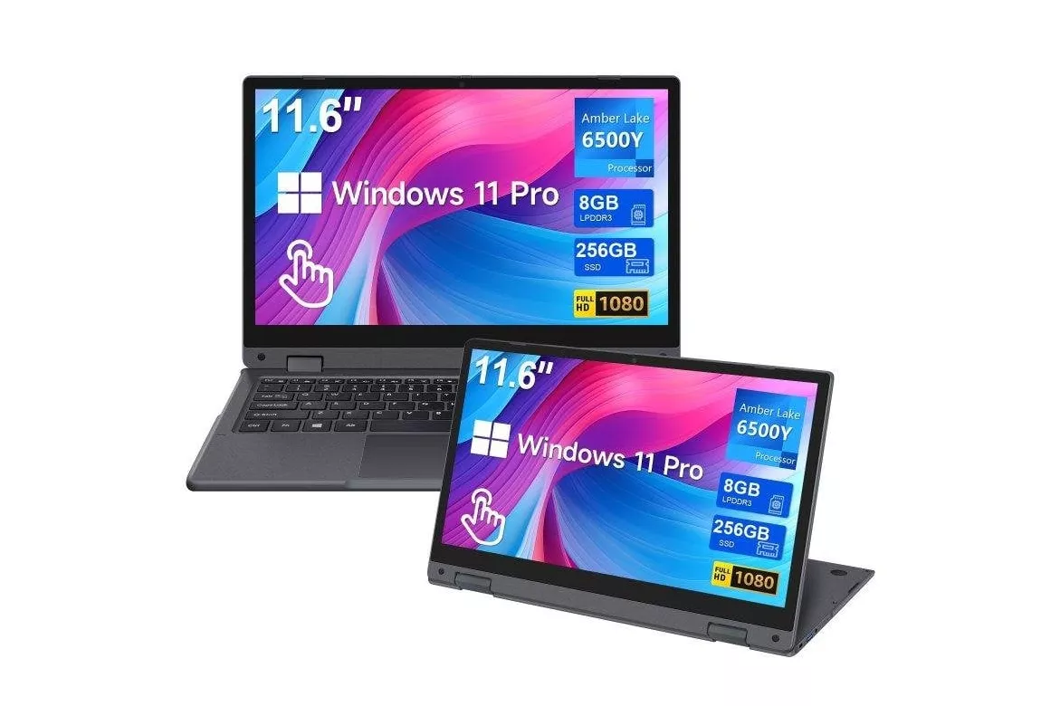 Port&aacute;til Vanwin R1166 11.6" Intel Pentium Gold 6500Y 8GB 256GB SSD UHD Graphics 615 Windows 11 Pro