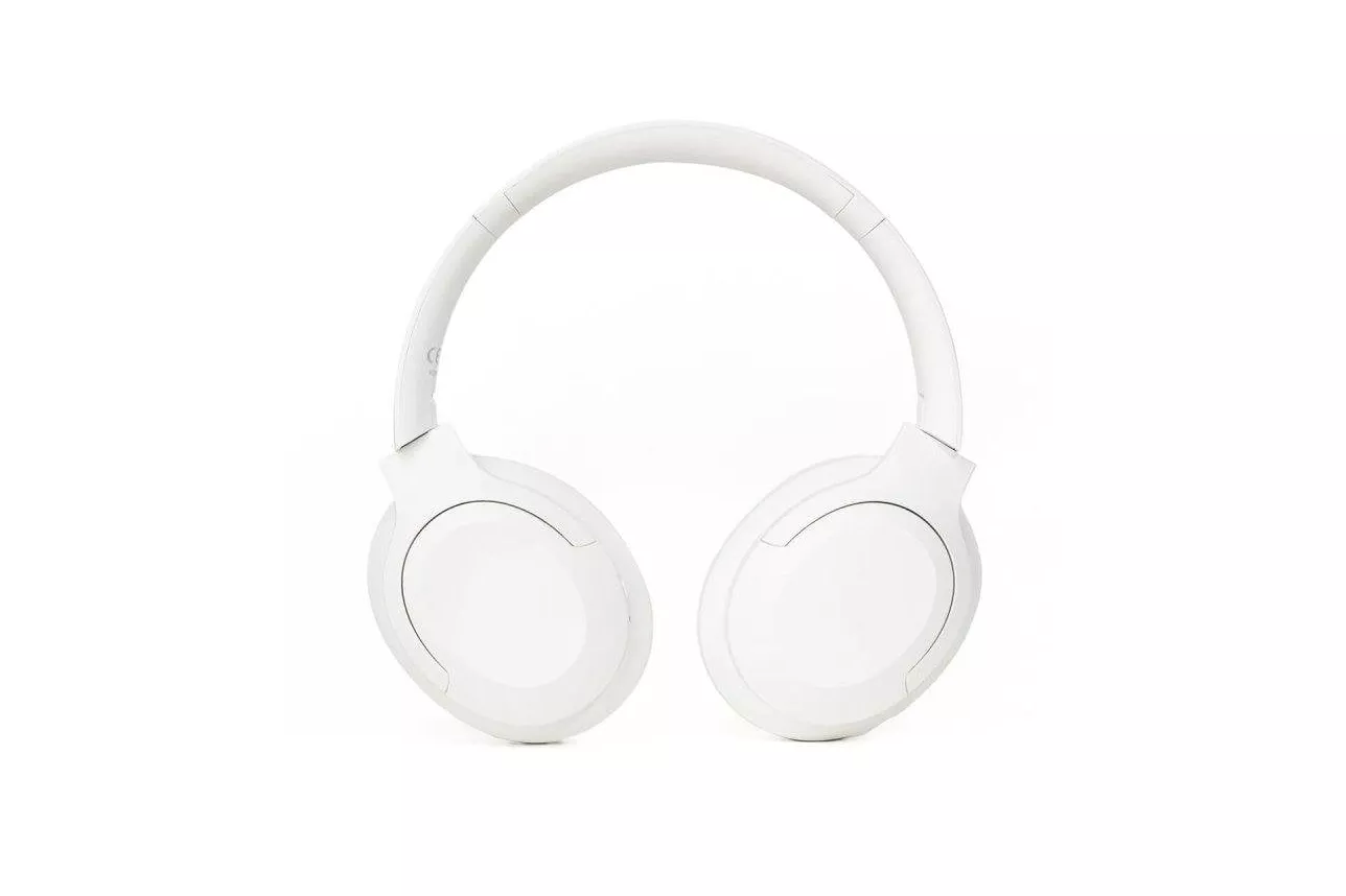 Auriculares Moodix KO23NB1701W inal&aacute;mbricos Bluetooth con Cancelaci&oacute;n de Ruido, micr&oacute;fono y carga r&aacute;pida, color blanco